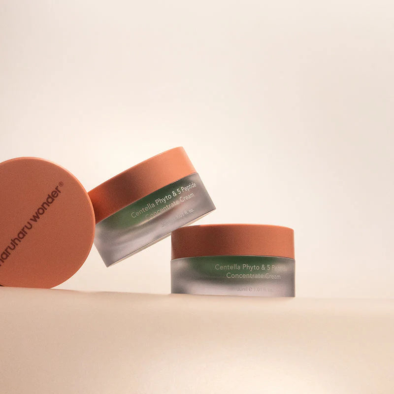 Haruharu Wonder - Centella Photo & 5 Peptides Concentred Cream