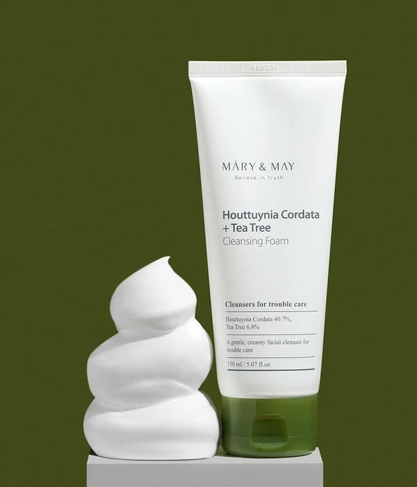 Mary & May - Houttuynia Cordata + Tea Tree Cleansing Foam
