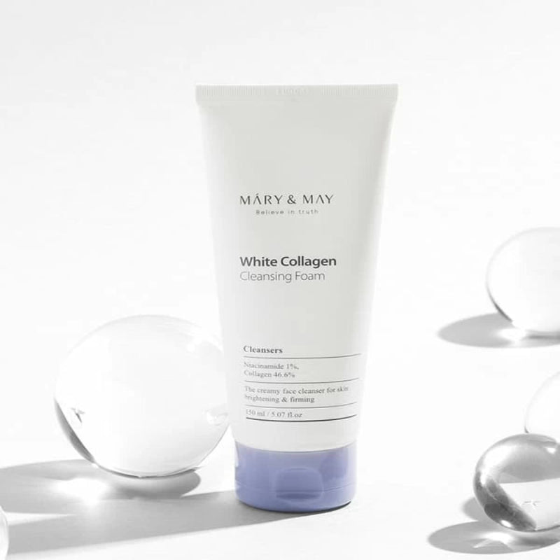 Mary & May - White Collagen Cleansing Foam